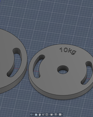 Dischi pesi palestra su misura 20 10 5kg