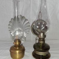 Lampade lanterne a olio antiche in ottone