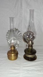 Lampade lanterne a olio antiche in ottone