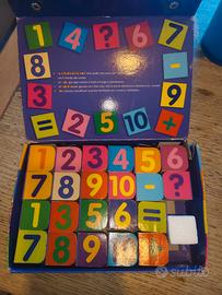 valigetta libri numeri bambini