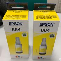 Cartucce Epson T664 yellow giallo originali