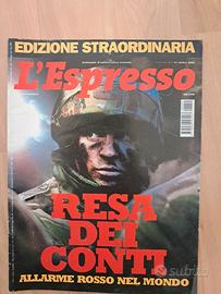 L'ESPRESSO 11 ottobre 2001 EDIZIONE STRAORDINARIA