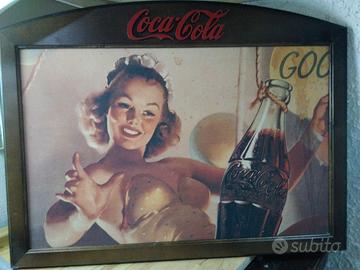 targhe e quadri in legno Coca Cola