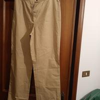 pantalone in cotone leggermente elasticizzato 