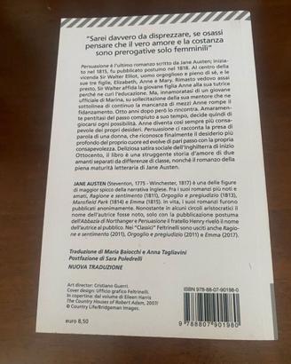Libro “Persuasione” di Jane Austen – Feltrinelli C
