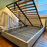 Letto 140x200 con contenitore (e materasso)