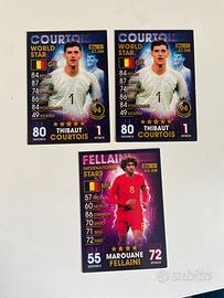 Lotto 3 Carte Match Attax Belgio