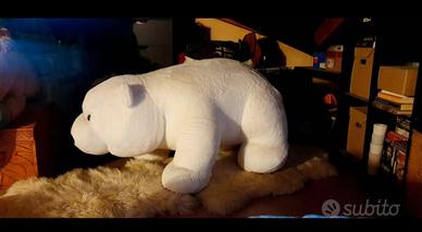 Peluche Orso Polare Gigante XXL Bianco
