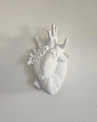 Decorazione da Parete Cuore Anatomico Simil Gesso