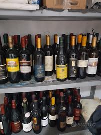  bottiglie di vino di annate per fare grappa
