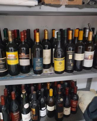  bottiglie di vino di annate per fare grappa