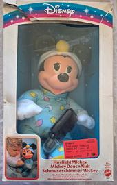 VINTAGE DISNEY Huglight Topolino Sleepy Glow light