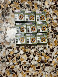 Set faretti solari ricaricabili