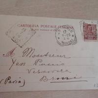 Cartolina SONDRIO 1905 Santuario SASSELLA "Process