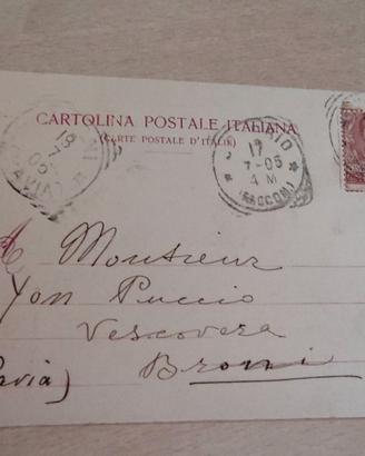 Cartolina SONDRIO 1905 Santuario SASSELLA "Process