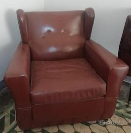 poltrona similpelle 