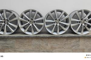 Set 4 Cerchi in lega Volkswagen “17 Originali OEM