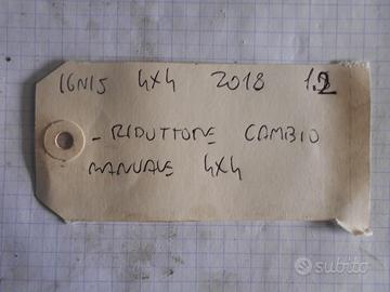 Riduttore 4x4 suzuki ignis 1,2 cc anno 2018