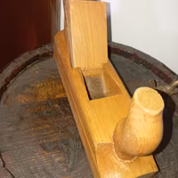 Pialla Vintage manuale in legno 