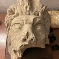 Mascherone in pietra, scultura