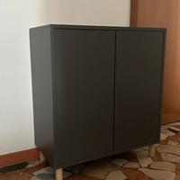 mobile 2 ante 1 ripiano gambe IKEA EKET-come nuovo