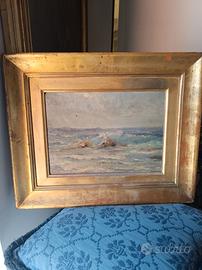 quadro olio su tavola