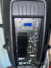 Casse Karma , mixer e microfono
