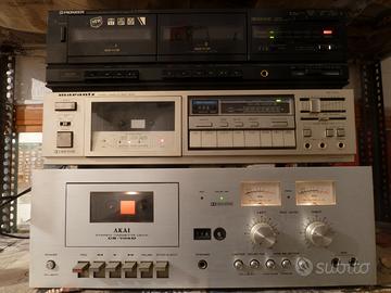 6 Registratori per audiocassette in blocco