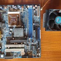 Scheda madre ASRock k7s41gx e Cpu AMD Athlon XP