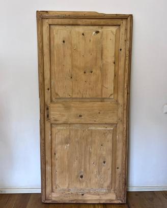 Porta antica in legno massello