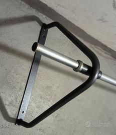 barra per trazioni a muro in acciao