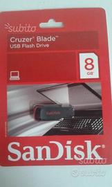 Chiavetta usb sandisk cruzer blade 8gb
