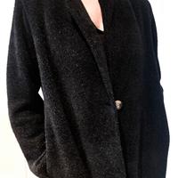 Cappotto nero da donna
