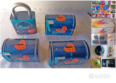 Salvadanai latta Baci Perugina vintage, ed altri