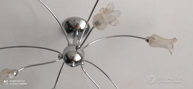 Applique e lampadario vetro murano