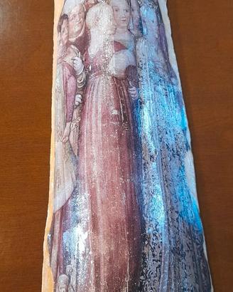 Tegola terracotta decorata Matrimonio Teodolinda
