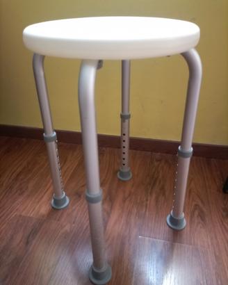 Sgabello doccia antiscivolo 150 kg Sedia doccia