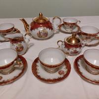 Vecchio servizio the Ceramica e oro  Bavaria 