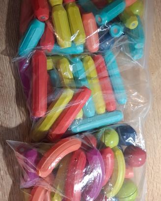 Legnetti e palline plastica magnetici
