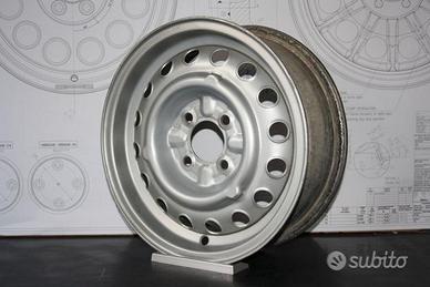 CERCHI BIMETALLICI BORRANI ALFA GIULIA 5,5X15