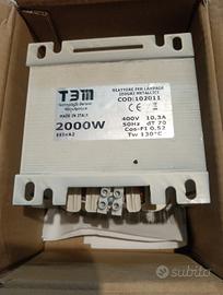 reattore per lampade 