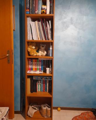 Coordinato libreria testiera letto