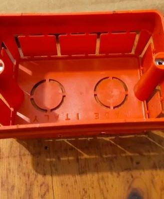 Cassetta da incasso rettangolare - 10 pezzi