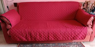 Divanoletto contenitore e 4 sedie in ciliegio