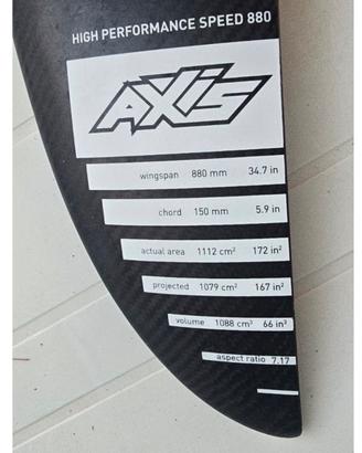 Axis foil front wing HPS 880 e 700