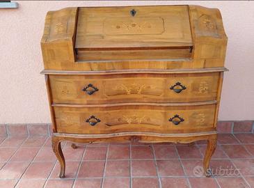 secrétaire intarsiato 