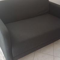 divano ikea 2 posti LINANAS nero come nuovo