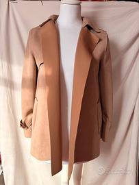 Soprabito / Giacca Scamosciata Beige Cammello