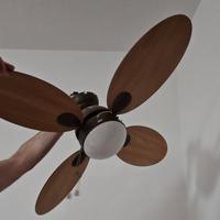 Lampadario ventilatore a soffitto