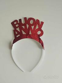 Cerchietto capelli per capodanno "buon anno"